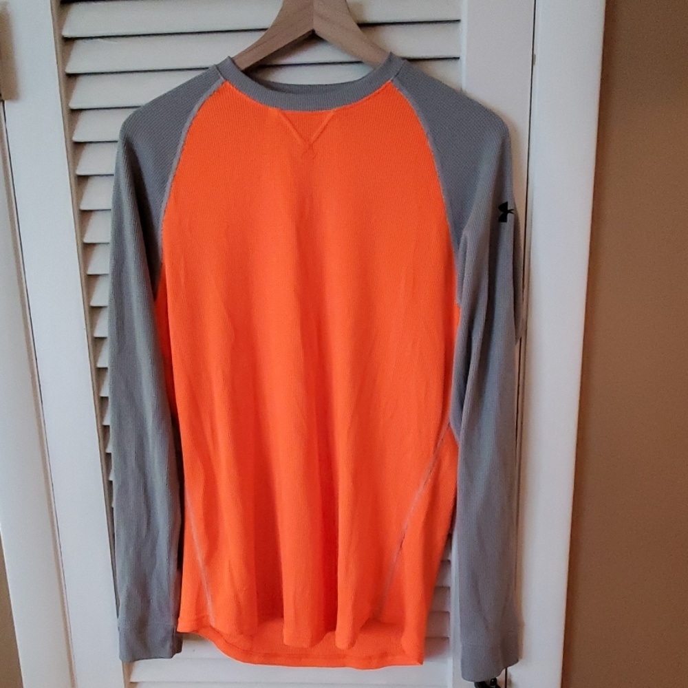 Mens Under Armour waffle shirt
